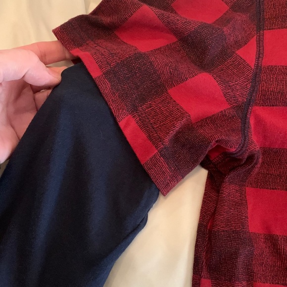 AMERICAN RAG Menswear Buffalo Plaid Red & Black LS Shirt Size L - Picture 7 of 9